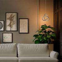 Pendente Led Moderno Taschibra Catar 15w Luz Quente 3000k Bivolt Preto - 3