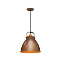 Lustre Pendente Taschibra Navy E27 Bivolt Cobre - 2