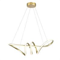 Pendente Led Moderno Taschibra Loop 38w Luz Quente 3000k Bivolt Ouro - 1