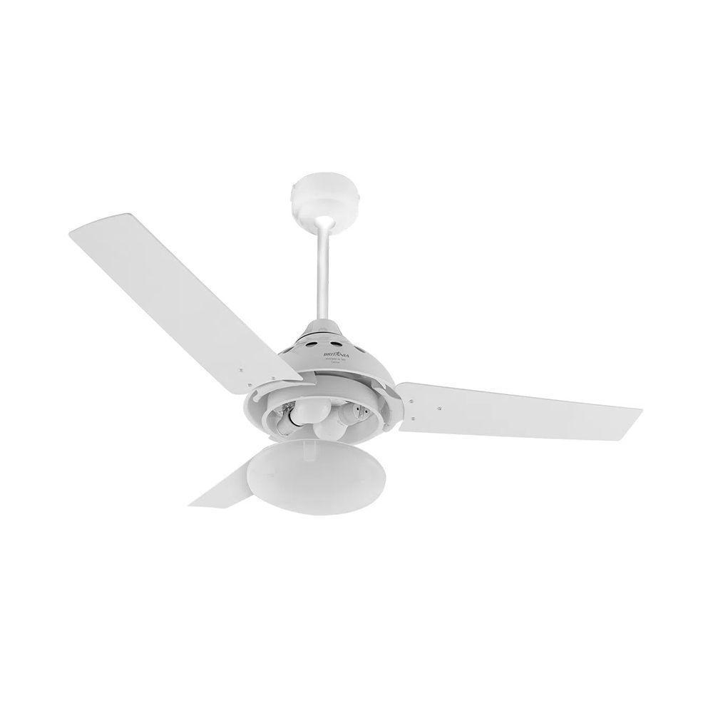 Ventilador De Teto Britânia Cancun 3 Pás Branco 220V - 4