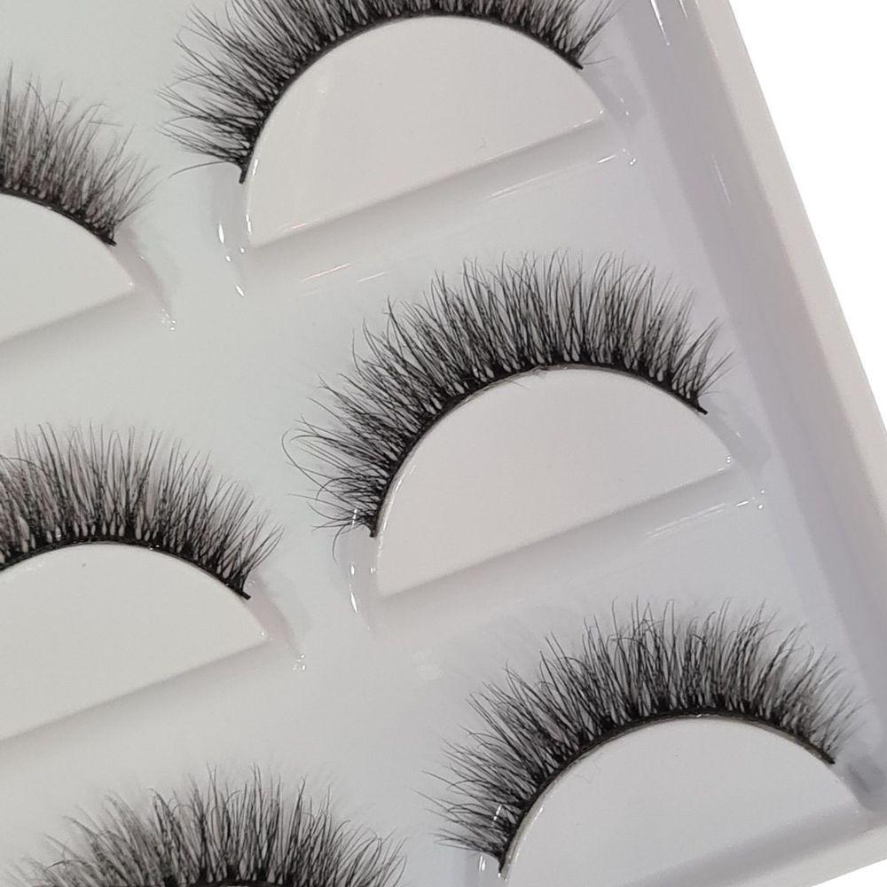 Cílios 3d Com 5 Pares Tipo x20 - 3
