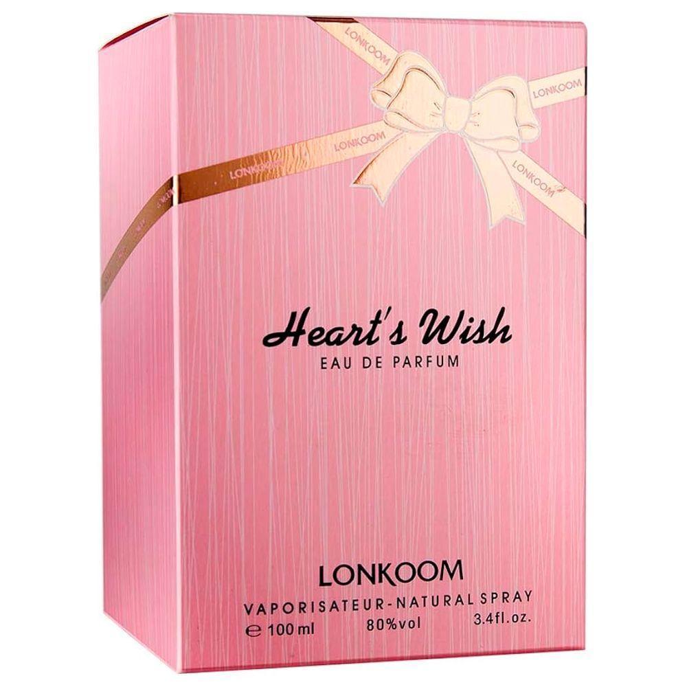 Perfume Hearts Wish Lonkoom Edp Feminino 100ml - 4