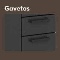 Cozinha Compacta De Aço 6 Portas 3 Vidros 2 Gavetas Bertolini Grafite - 5