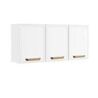 Armário Aéreo De Aço 3 Portas Linha Bella Bertolini Branco - 1