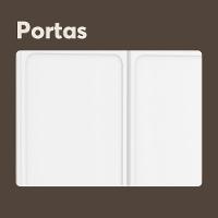 Armário Aéreo De Aço Com 2 Portas Bella Bertolini Branco - 3