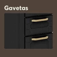 Balcão De Aço Com Pia 3 Portas 2 Gavetas Bertolini Grafite