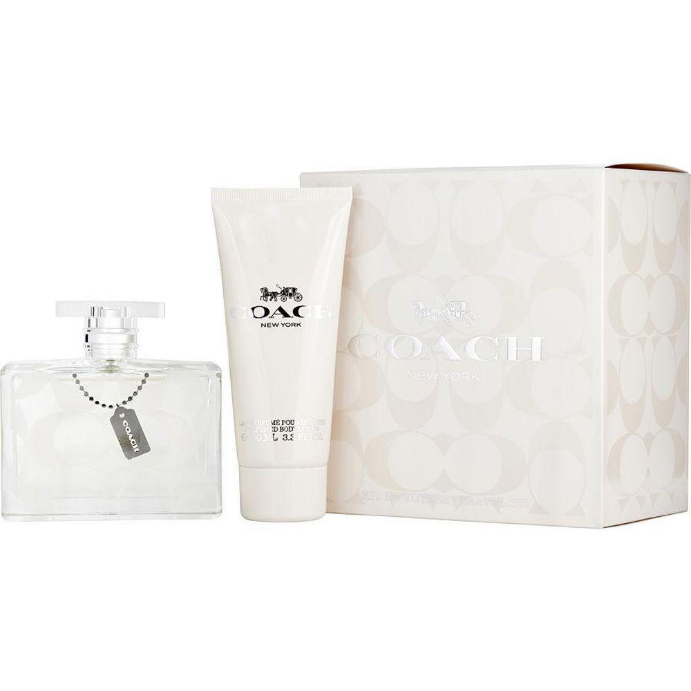 Cx De Presente Feminino Coach Signature Coach Eau De Parfum 100 Ml + Loção Corporal 100 Ml - 1