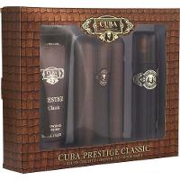 Cx De Presente Masculino Cuba Prestige Gold Cuba Eau De Toilette Spray 90 Ml + Pós Barba 100 Ml + Gel De Banho 195 Ml - 1