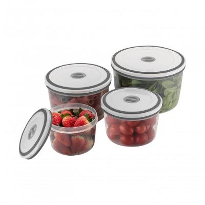 Conjunto De Potes Electrolux De Plástico Com Tampa Hermética - 4 Peças