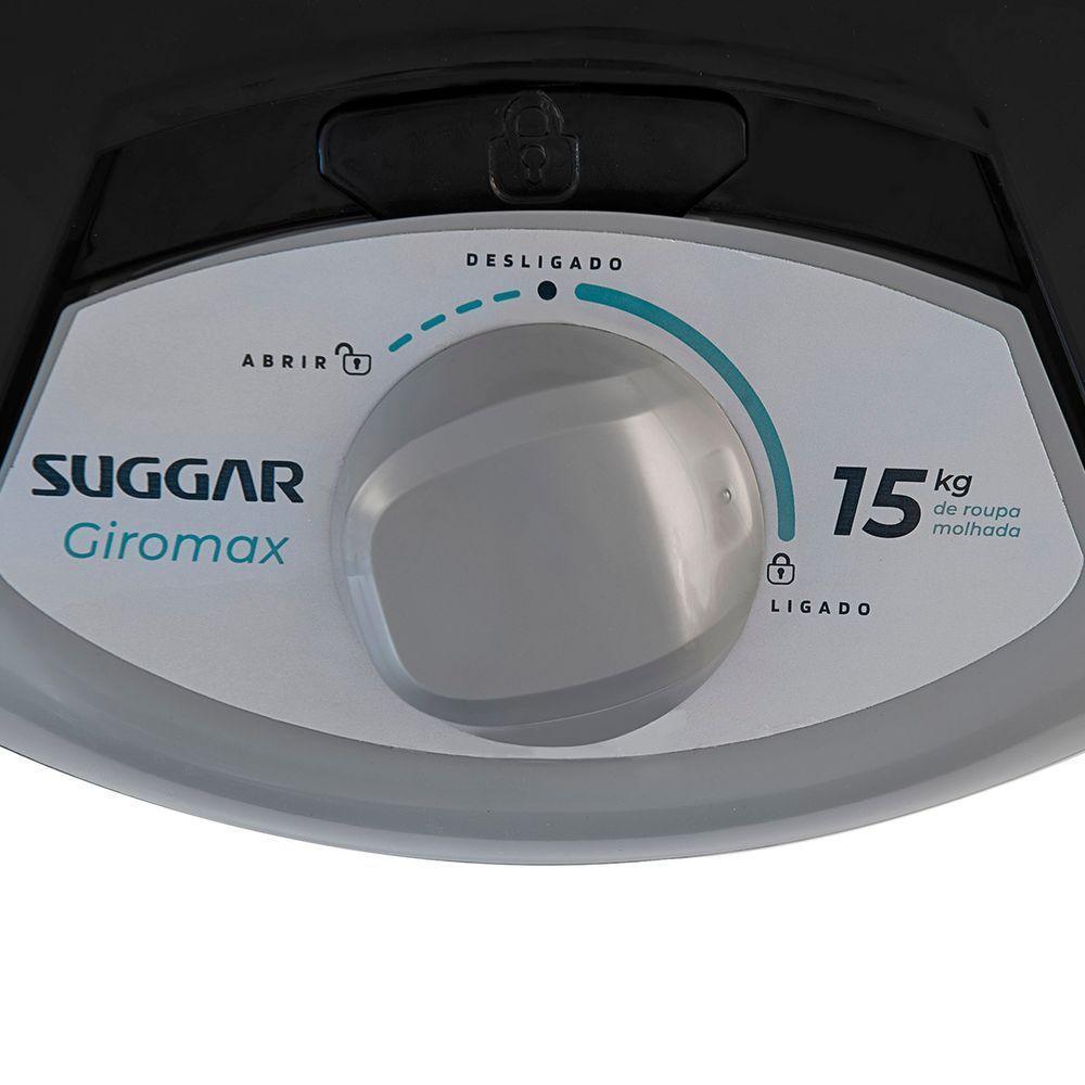 Centrifuga De Roupas Suggar Giromax 15kg Prata CT1501PR CT1502PR Prata 110V - 5