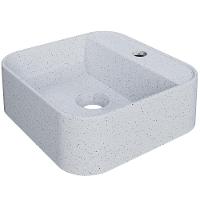 Kit 02 Cubas De Apoio Quadrada Para Banheiro Lavabo C01 Qa31w Branco Granit - Lyam - 5