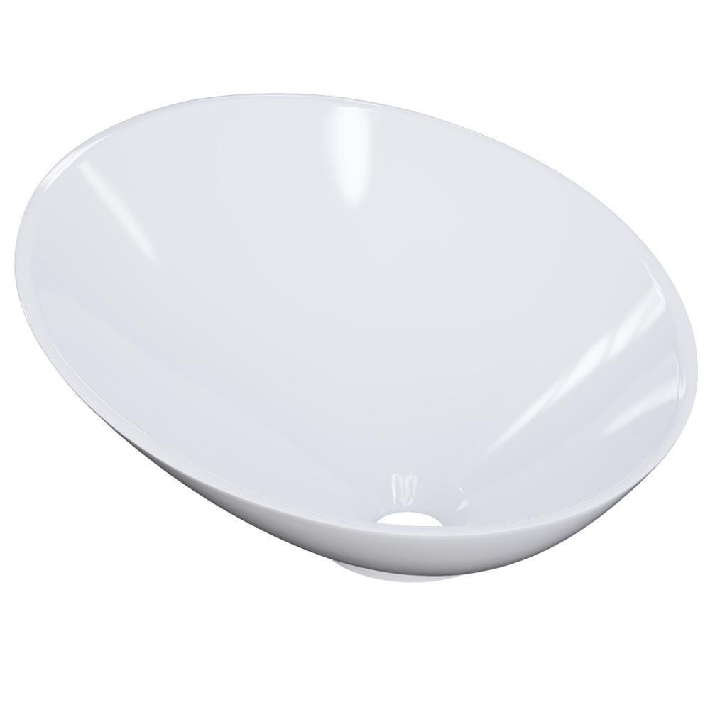 Kit 02 Cubas De Apoio Meia Lua Para Banheiro Lavabo C01 Bm38w Branco - Lyam - 5