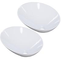 Kit 02 Cubas De Apoio Meia Lua Para Banheiro Lavabo C01 Bm38w Branco - Lyam - 1
