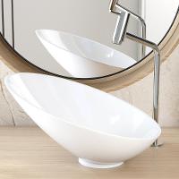 Kit 02 Cubas De Apoio Meia Lua Para Banheiro Lavabo C01 Bm38w Branco - Lyam - 2