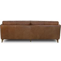 Sofá 3 Lugares Para Sala De Estar Living 244cm Oásis T03 Couro Soft Mel - Lyam Decor - 2