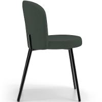 Kit 6 Cadeiras Sala De Jantar Estofada Gavi L02 Linho Verde Musgo - Lyam Decor - 2