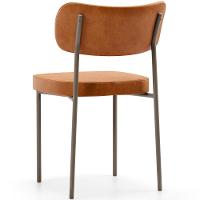 Kit 06 Cadeiras Para Sala De Jantar Melina Base Arena L02 Couríssimo Canela - Lyam Decor - 2