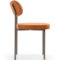 Kit 06 Cadeiras Para Sala De Jantar Melina Base Arena L02 Couríssimo Canela - Lyam Decor - 3