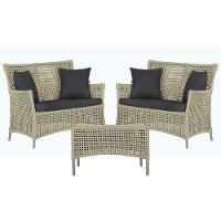 2 Sofás E Mesa Igapó Alumínio Fendi Corda Náutica E11 Trama Rami - 1