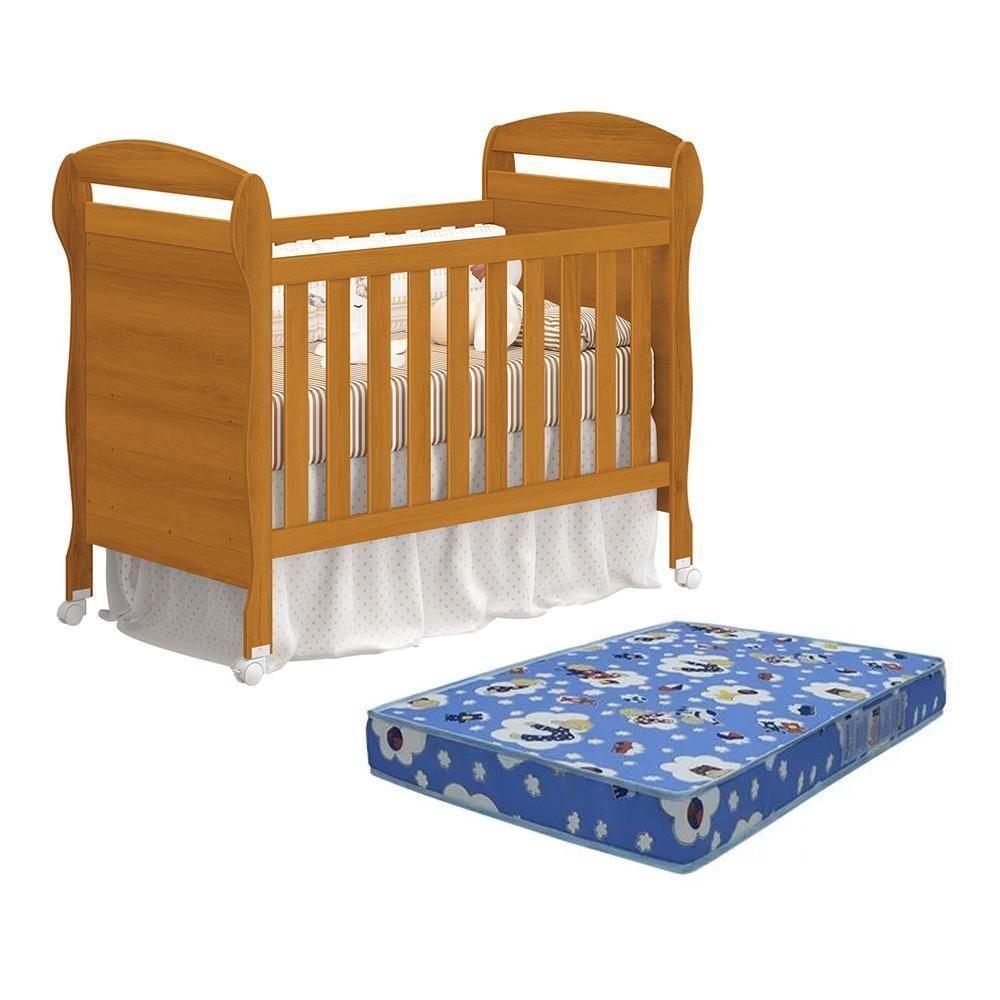 Berço Americano Danny Savana Com Colchão D18 - Reller Móveis Savana - 1