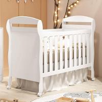 Berço Americano Danny Branco Fosco Com Colchão D18 - Reller Móveis Branco Fosco - 7