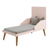 Berço Americano Isis Rosa Com Colchão Baby Physical - Reller Móveis Rosa