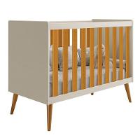 Berço Americano Isis Areia Savana Com Colchão Baby Physical - Reller Móveis Areia Savana - 5