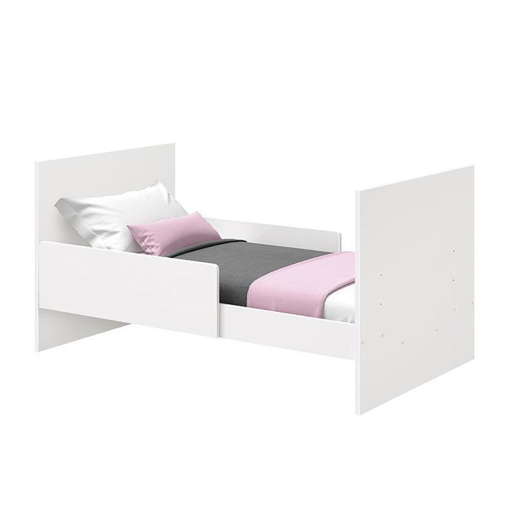 Berço Americano Katatau Branco Savana Com Colchão D18 - Reller Móveis Branco Savana - 3