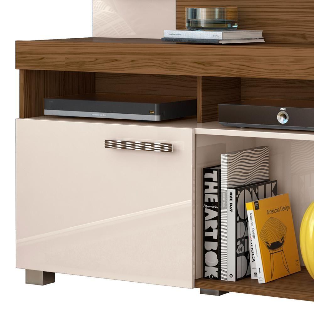 Estante Home Theater ícaro Naturale Off White Para Tv Até 50 - Madetec Naturale Off White - 3