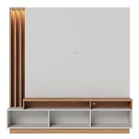 Estante Home Theater Humaitá Off White Matte Freijó Para Tv De 75 - Colibri Off White Matte Freijó - 5