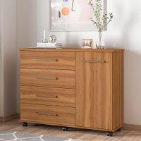 Cômoda Flora 1 Porta E 4 Gavetas Amêndola - Demóbile Amêndola - 4