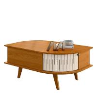 Mesa De Centro Indianápolis Cinamomo Off White - Madetec Cinamomo Off White - 1