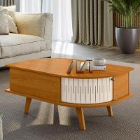 Mesa De Centro Indianápolis Cinamomo Off White - Madetec Cinamomo Off White - 4