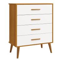 Jogo De Quarto Infantil Isis Cômoda 4 Gavetas E Berço Branco Savana - Reller Móveis Branco Savana - 5