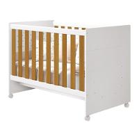 Berço Mini Cama Katatau Flex Branco Savana Com Colchão D18 De 10cm - Reller Móveis Branco Savana - 6
