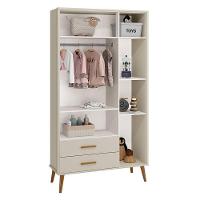 Dormitório Infantil Isis Guarda Roupa 3 Portas, Cômoda 1 Porta E Berço Areia - Reller Móveis Areia - 5