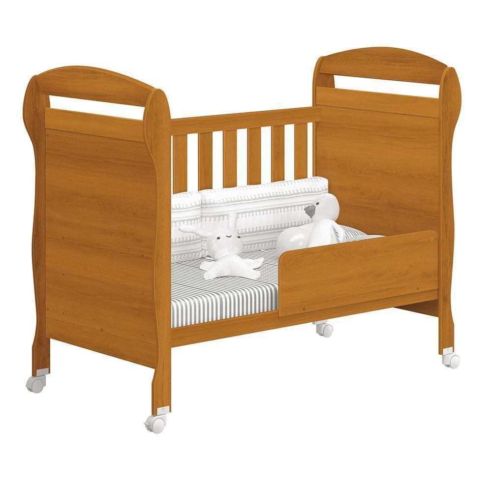 Berço Mini Cama Danny Savana Com Colchão D18 De 10cm - Reller Móveis Savana - 3