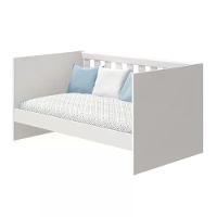 Berço Mini Cama Katatau Branco Brilho Com Colchão D18 De 10cm - Reller Móveis Branco Brilho - 2