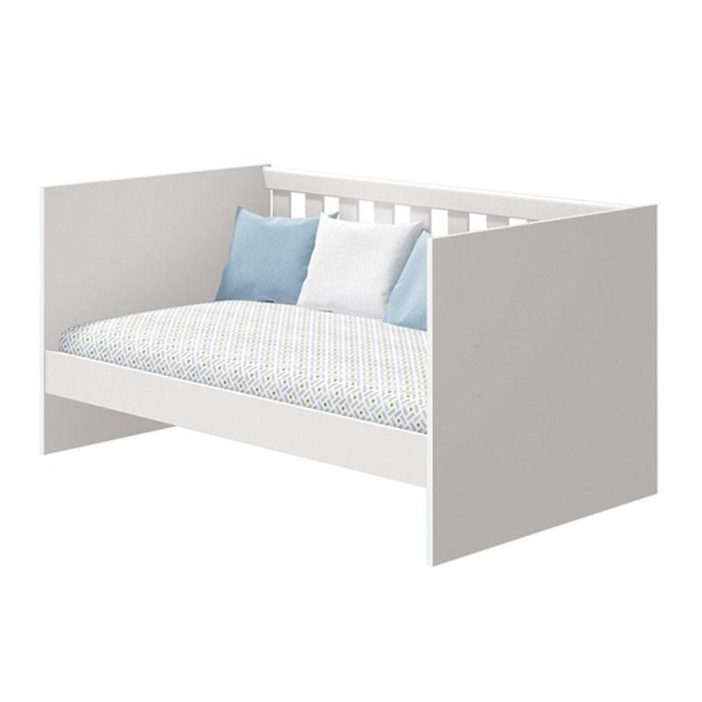 Berço Mini Cama Katatau Flex Branco Brilho - Reller Móveis Branco Brilho - 3