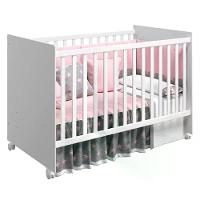 Berço Tico Branco Fosco Com Colchão D18 De 10cm - Reller Móveis Branco Fosco - 2