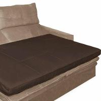 Pillow Top Para Sofá Reclinável 10cm 1200g-m² 180x90cm Marrom - 2