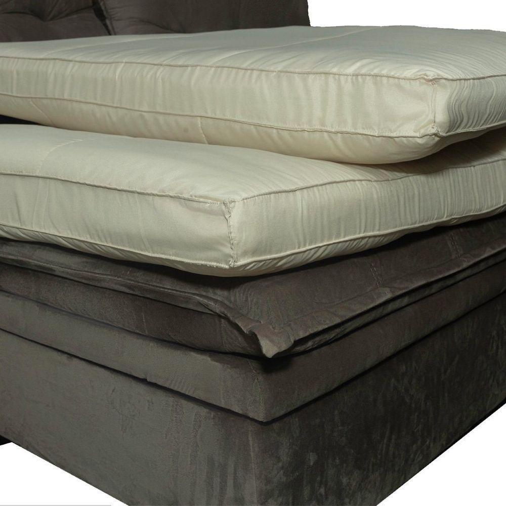 Pillow Top Para Sofá Reclinável 10cm 1200g-m² 180x90cm Areia - 2