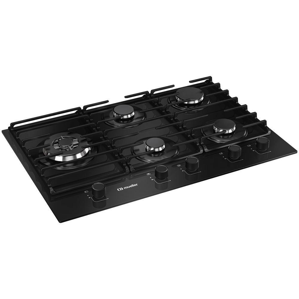 Cooktop Mueller 5 Bocas 77cm com Grade Dupla MCG5BM Bivolt - 2