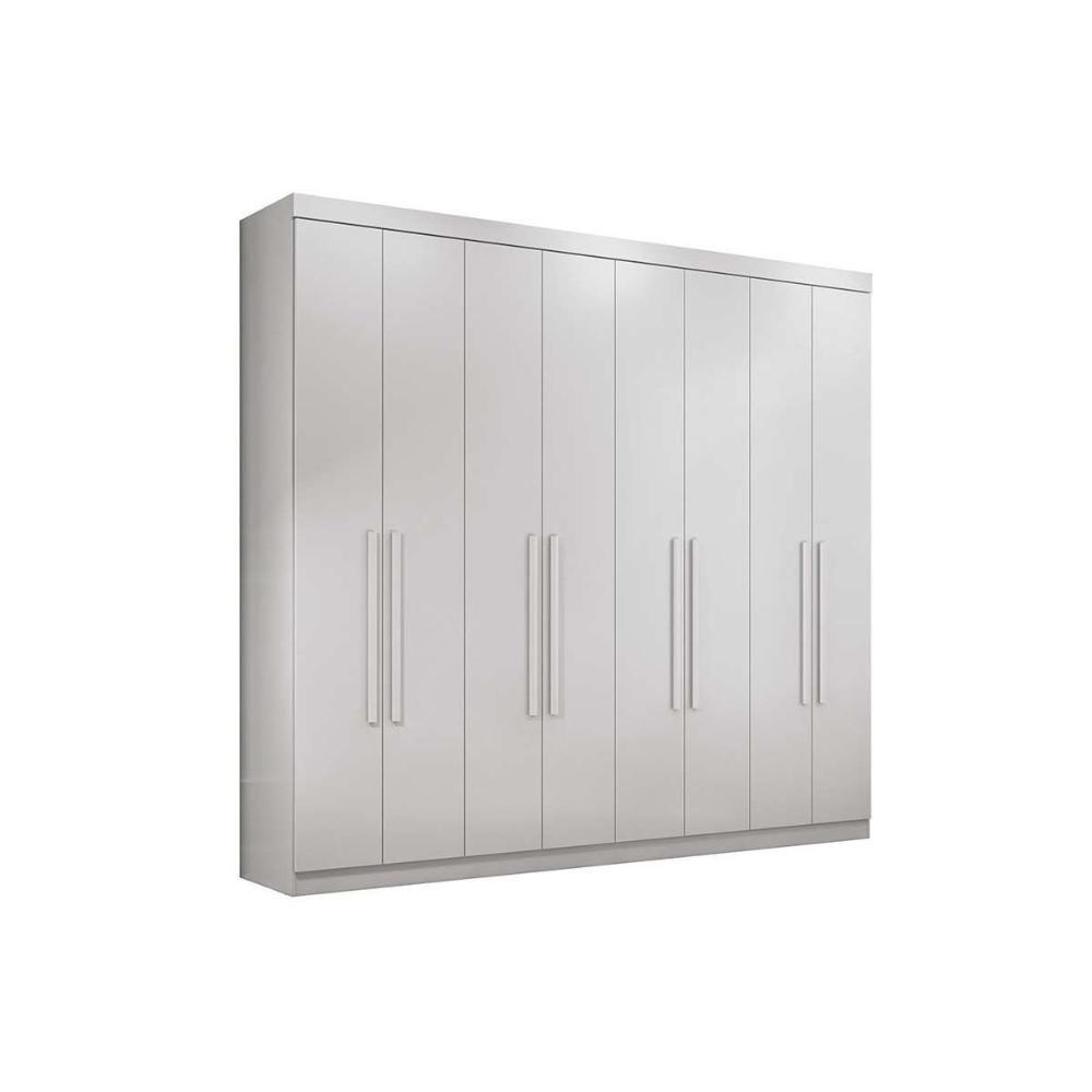 Guarda Roupa Casal 8 Portas E 4 Gavetas Master New 8.4 Branco - 2
