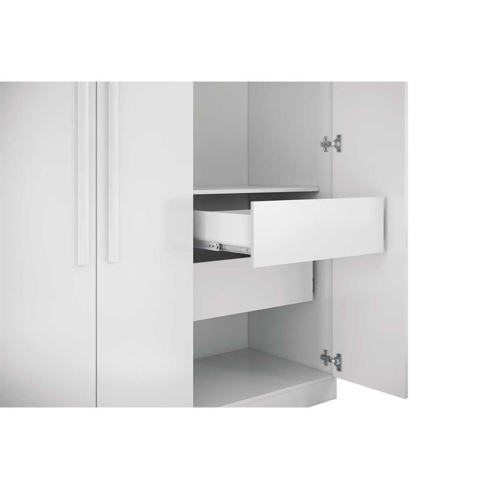 Guarda Roupa Casal 8 Portas E 4 Gavetas Master New 8.4 Branco - 3