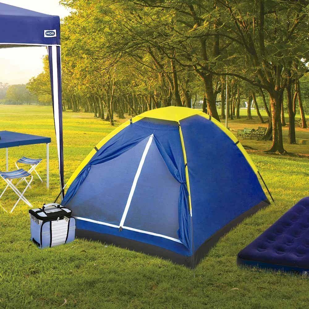 Barraca De Acampamento Iglu Azul 3 Pessoas - 4