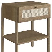 Mesa De Cabeceira Com 1 Gavetas Pés Madeira Arlo A10 Hanover - Mpozenato