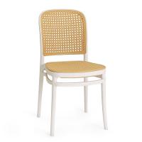 Conjunto Mesa De Jantar Redonda Eiffel Branca 90cm Com 4 Cadeiras Roma - Branco - 6