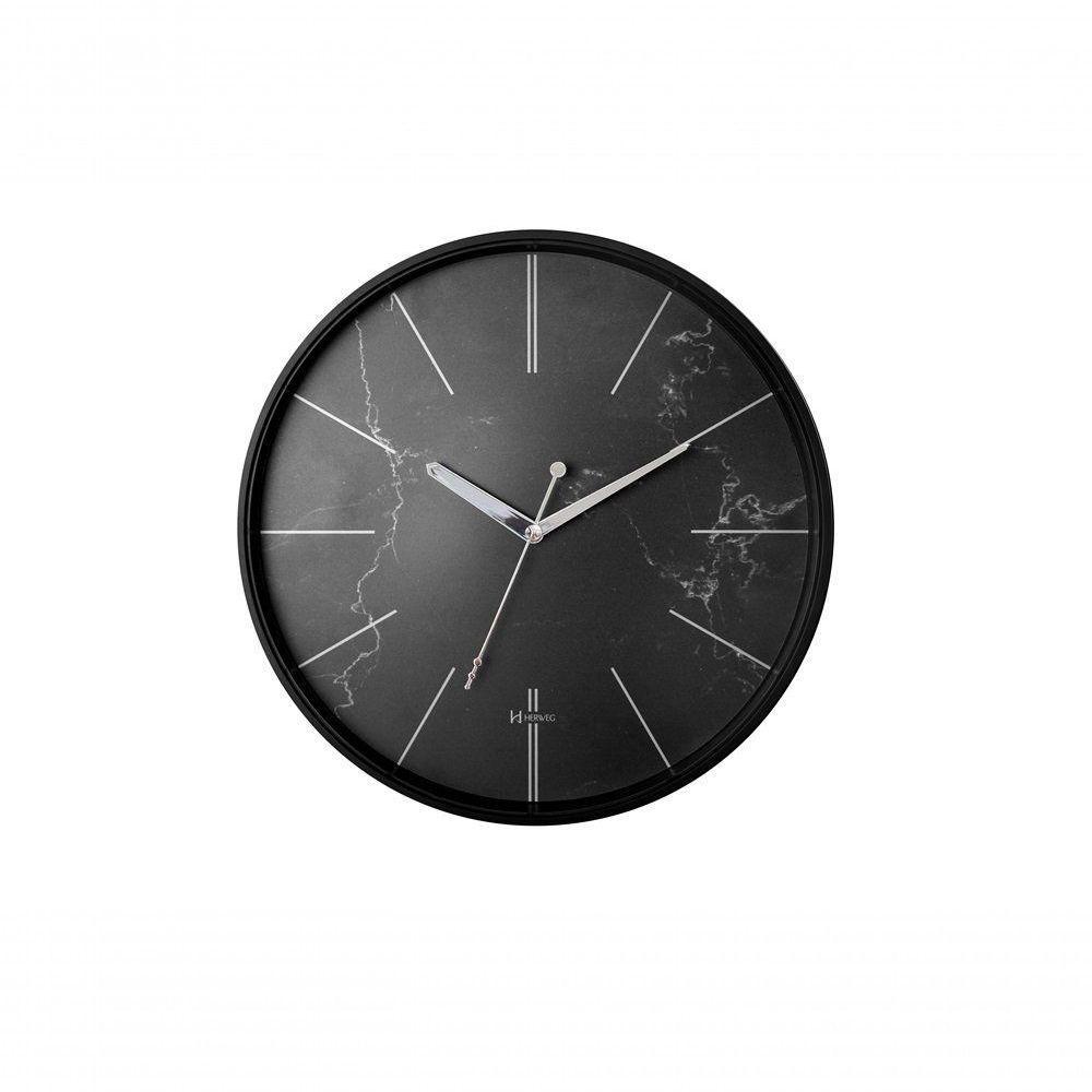 Relógio De Parede Preto Fosco Herweg 686262 Único - 1