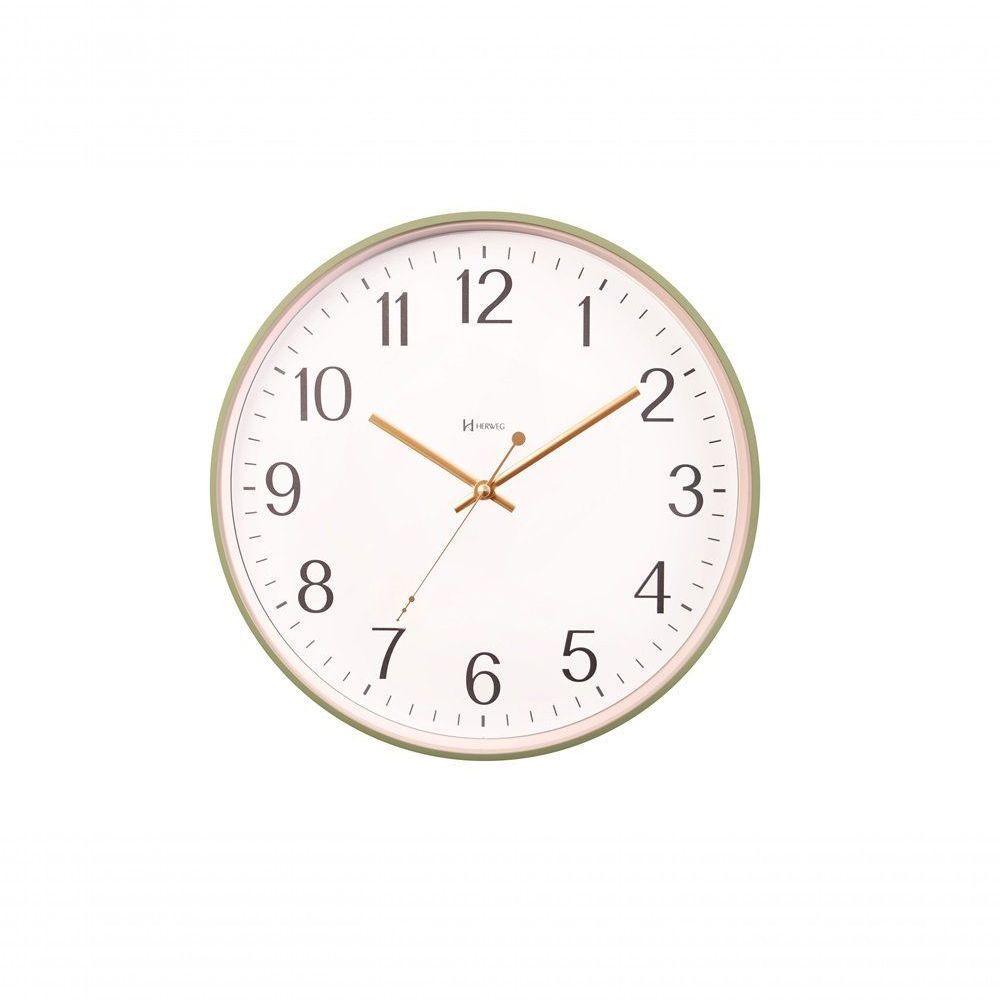 Relógio De Parede Verde Sálvia Herweg 685346 Único - 1